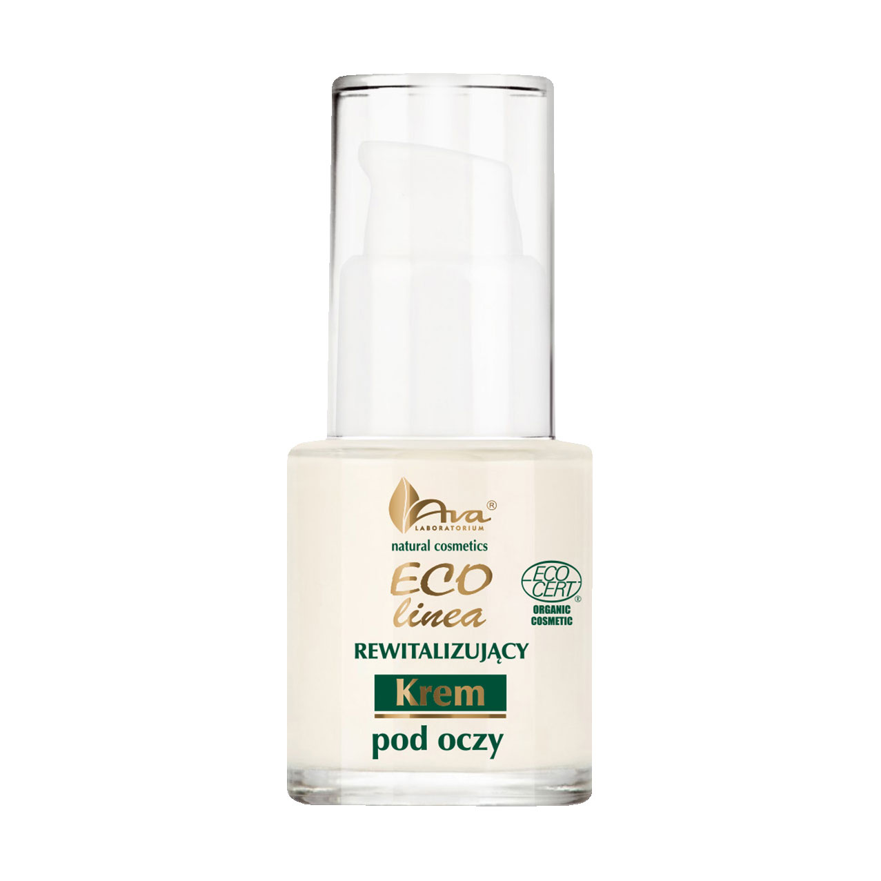 Відновлювальний крем для шкіри навколо очей AVA Laboratorium Eco Linea Revitalizing Eye Contour Cream, 15 мл